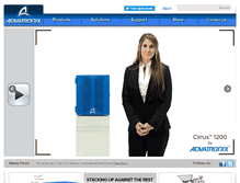 Tablet Screenshot of advatronix.com